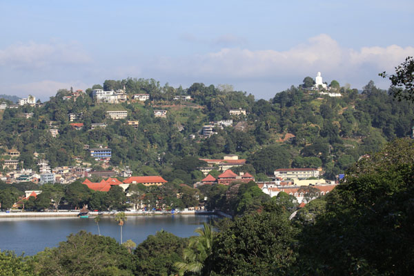 UItzicht over Kandy